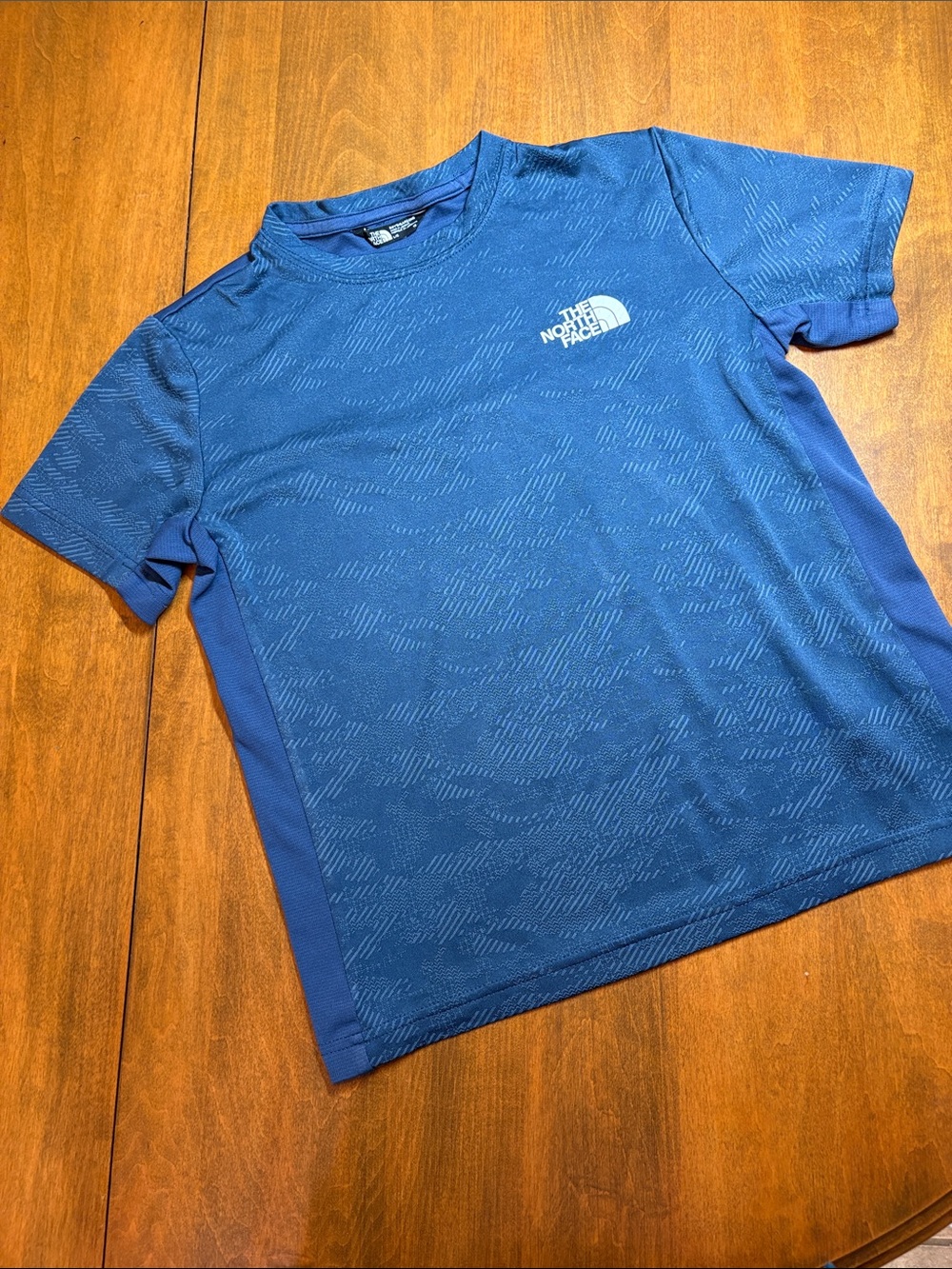 The North Face Kids' Navy Blue Short-Sleeve Performance Tee, L (12)